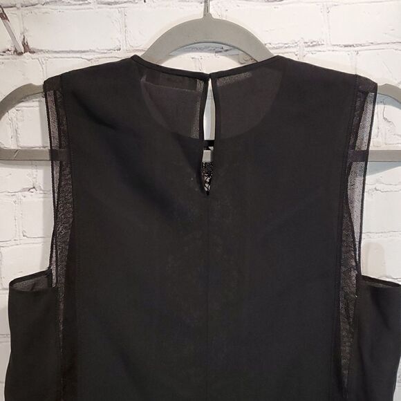 A.L.C. black silk and lace tank top - Picture 8 of 10